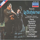 Ch&ouml;re Der Deutschen Oper Berlin / Elizabeth Harwood / Giacomo Puccini / Herbert Von Karajan / L'orchestre Philharmonique De Berlin / Luciano Pavarotti / Mirella Freni / Nicolai Ghiaurov - Puccini: la boh&egrave;me - highlights