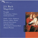 Antonio Vivaldi / Carolyn Watkinson / Christopher Hogwood / David Thomas / Emma Kirkby / James Bowman / Jean-S&eacute;bastien Bach / Judith Nelson / Oxford Choir Of Christ Church Cathedral / Paul Elliott / Simon Preston / The Academy Of Ancient Music - Bach, j.s. / vivaldi: magnificat / nisi dominus / nulla in mundo pax sincera etc.