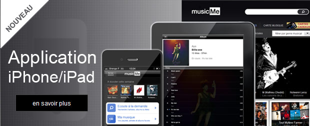Streaming et t�l�chargement de musique sur iPhone et iPad avec l'application musicMe